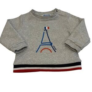 Jacadi Paris Unisex Baby Sweatshirt Sz 18M EUC